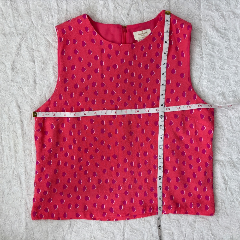 kate spade Pink and Purple Sleeveless Blouse - Picture 4 of 7